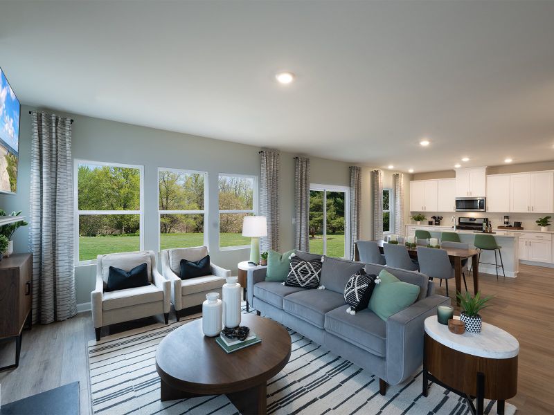 Furnished interior view inside a new home in Wexford Park, Fountain Inn (Image 4).