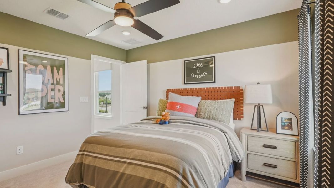 Furnished interior view inside a new home in Ardisia Park, New Smyrna Beach (Image 45).