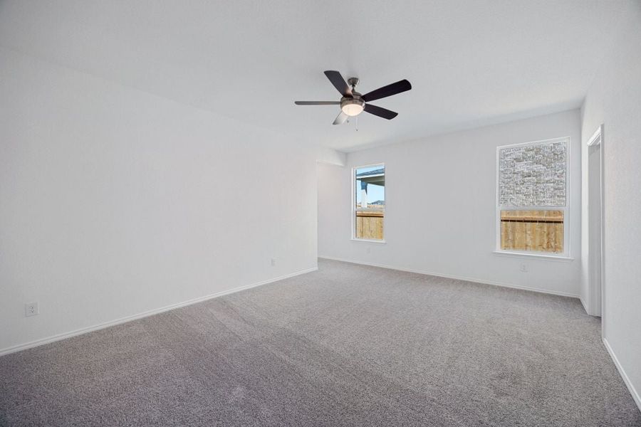 Spacious, unfurnished interior of a new home in Salerno - Classic Collection, Round Rock (Image 8).