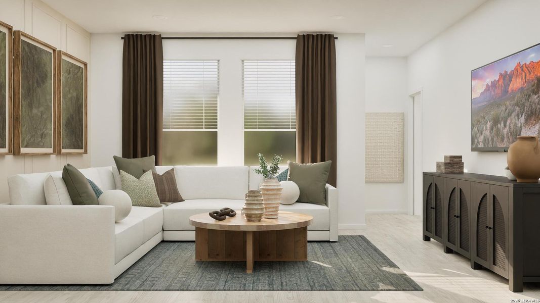 Furnished interior view inside a new home in Juniper Ranch, Spring Branch (Image 10). Furnished interior view inside a new home in Juniper Ranch, Spring Branch (Image 10).