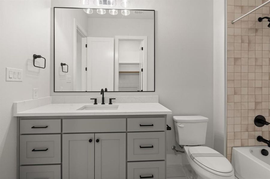 Furnished interior view inside a new home in , Arlington (Image 29).