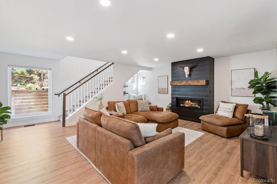 Furnished interior view inside a new home in , Denver (Image 15). Furnished interior view inside a new home in , Denver (Image 15).