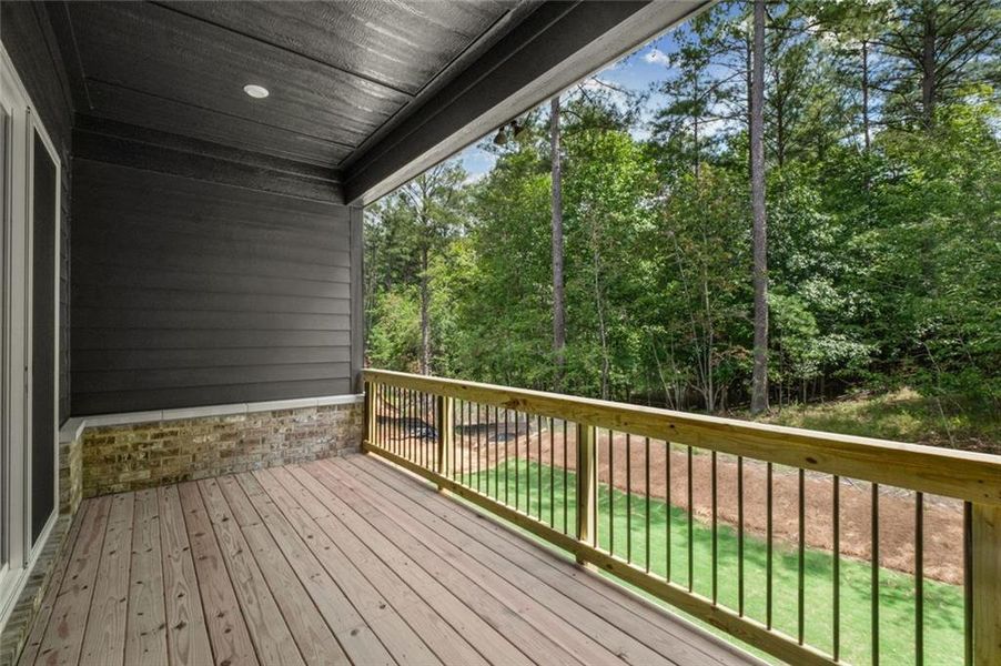Exterior details and patio area of a home in Governor’s Preserve, Canton (Image 26).