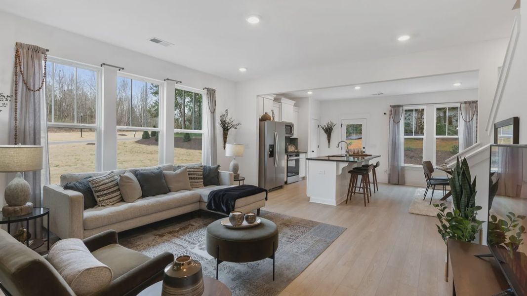 Furnished interior view inside a new home in Saluda Crossing, Piedmont (Image 14). Furnished interior view inside a new home in Saluda Crossing, Piedmont (Image 14).