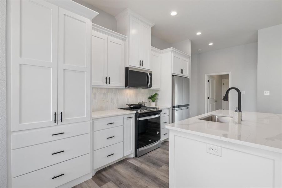 Furnished interior view inside a new home in , Azle (Image 8).