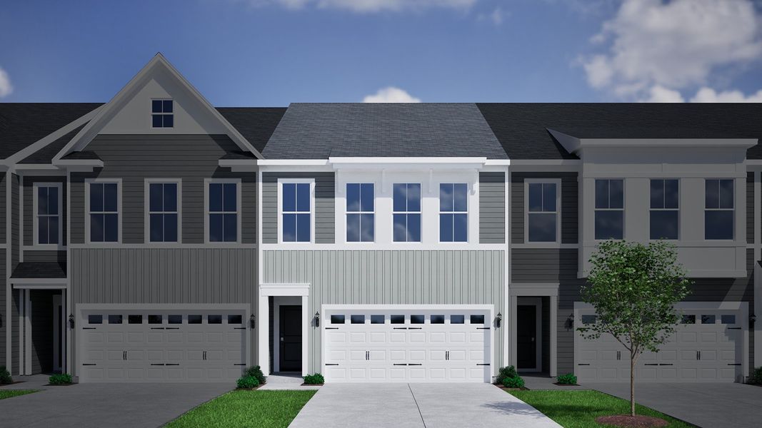 Front exterior of a new home in Pineland Preserve, Summerville, SC, highlighting curb appeal (Image 1). Front exterior of a new home in Pineland Preserve, Summerville, SC, highlighting curb appeal (Image 1).
