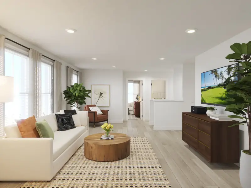 Furnished interior view inside a new home in Poplar Farms, Franklin (Image 6).