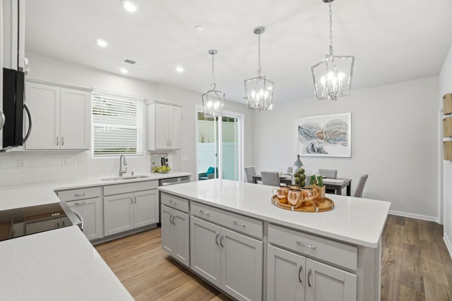 Furnished interior view inside a new home in Hedgecliff Townes, Kannapolis (Image 8).
