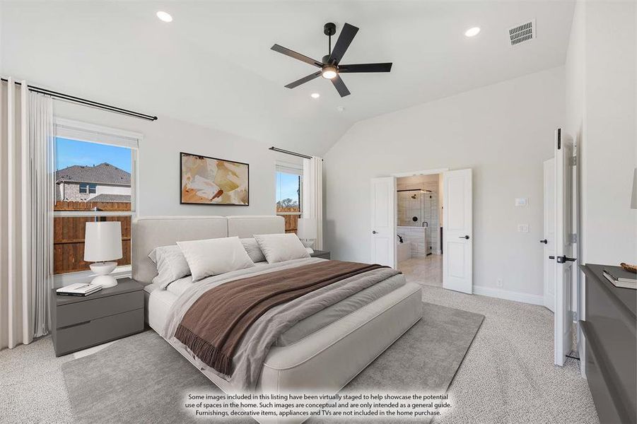 Furnished interior view inside a new home in Hampton Park, Glenn Heights (Image 8).