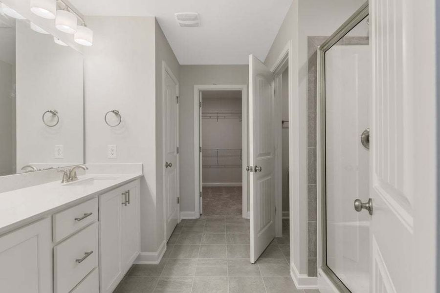 Representative furnished interior of a home built from the Magnolia by Caviness & Cates Communities in Bartlett Manor, Youngsville (Image 50).
