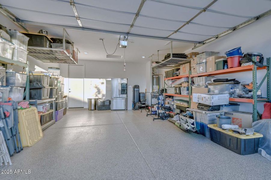 Garage with Epoxy Floor