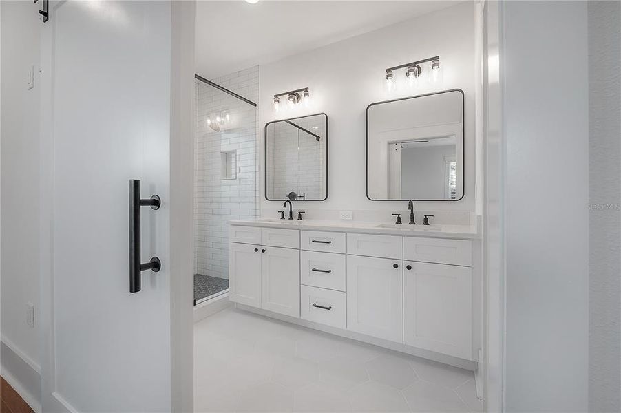 Furnished interior view inside a new home in , Tampa (Image 19). Furnished interior view inside a new home in , Tampa (Image 19).