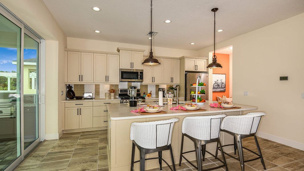 Furnished interior view inside a new home in Grand Park Real Estate and Homes for Sale in Sarasota, FL - Neal Communities, Sarasota (Image 16).