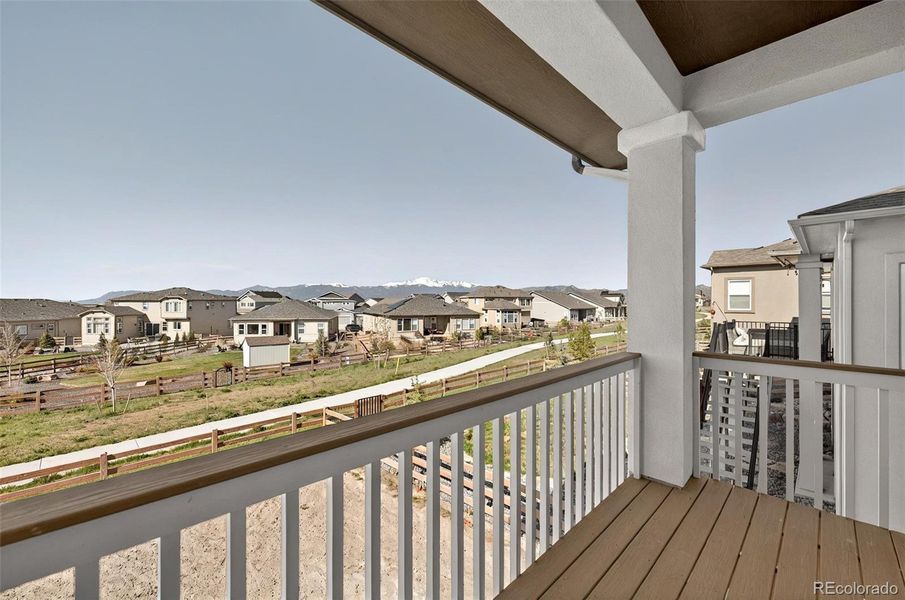 Exterior details and patio area of a home in , Colorado Springs (Image 27). Exterior details and patio area of a home in , Colorado Springs (Image 27).