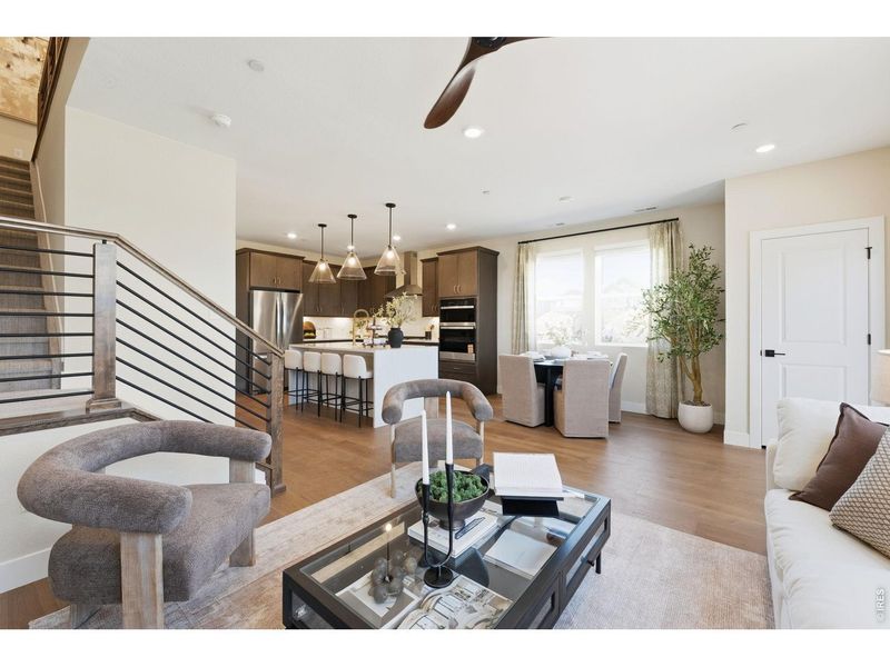 Furnished interior view inside a new home in , Fort Collins (Image 7).