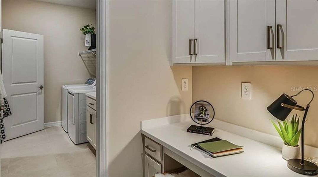 Furnished interior view inside a new home in The Cove at West Port, Port Charlotte (Image 7). Furnished interior view inside a new home in The Cove at West Port, Port Charlotte (Image 7).