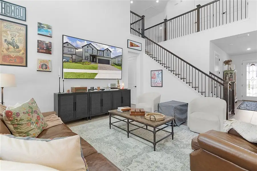 Furnished interior view inside a new home in , Clermont (Image 32).