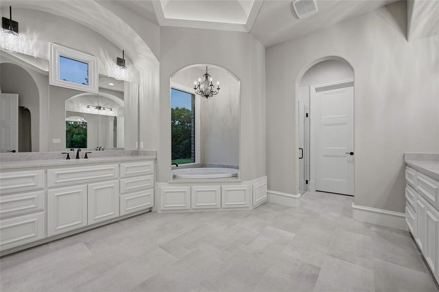 Furnished interior view inside a new home in , Sherman (Image 10).