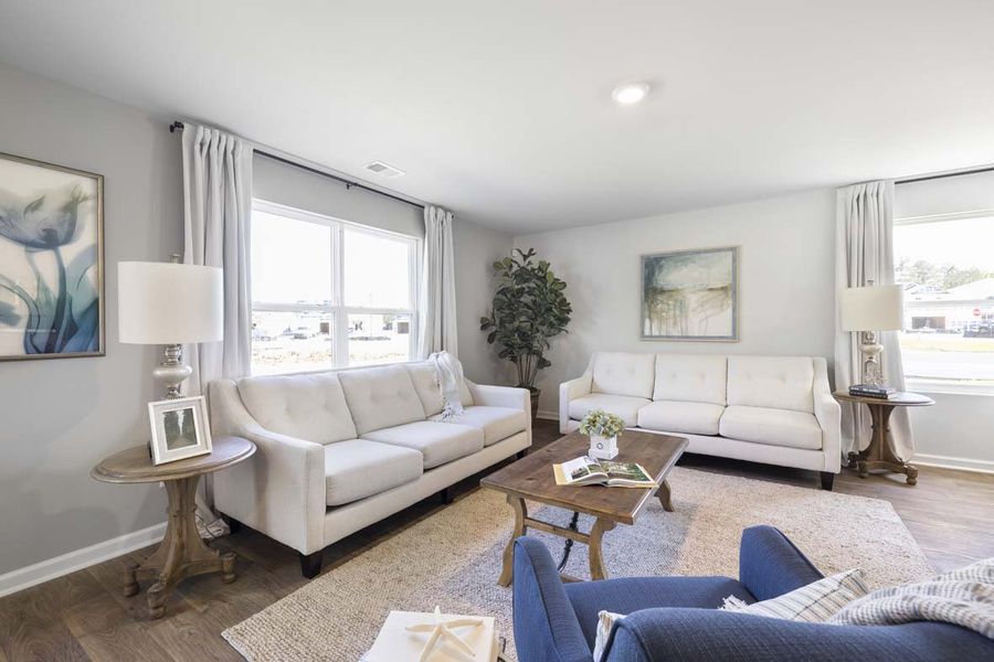 Representative furnished interior of a home built from the GALEN by D.R. Horton in The Pines at New Hampstead, Savannah (Image 21).