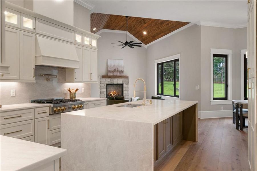 Furnished interior view inside a new home in , Canton (Image 51).