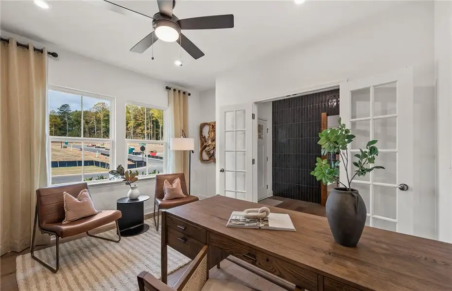 Furnished interior view inside a new home in Berkeley Mill, Cumming (Image 8).