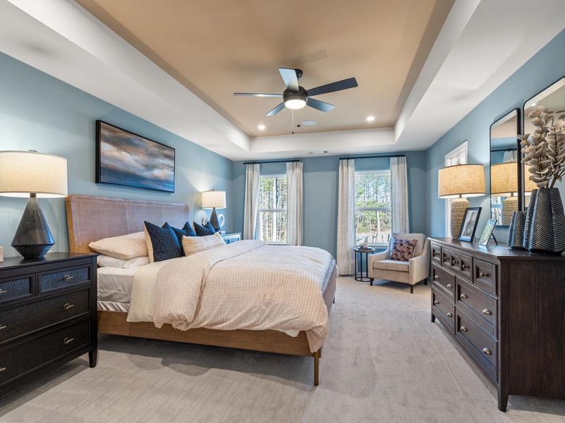 Representative furnished interior of a home built from the Marion A by Davidson Homes LLC in Lake Shore, Winder (Image 24).