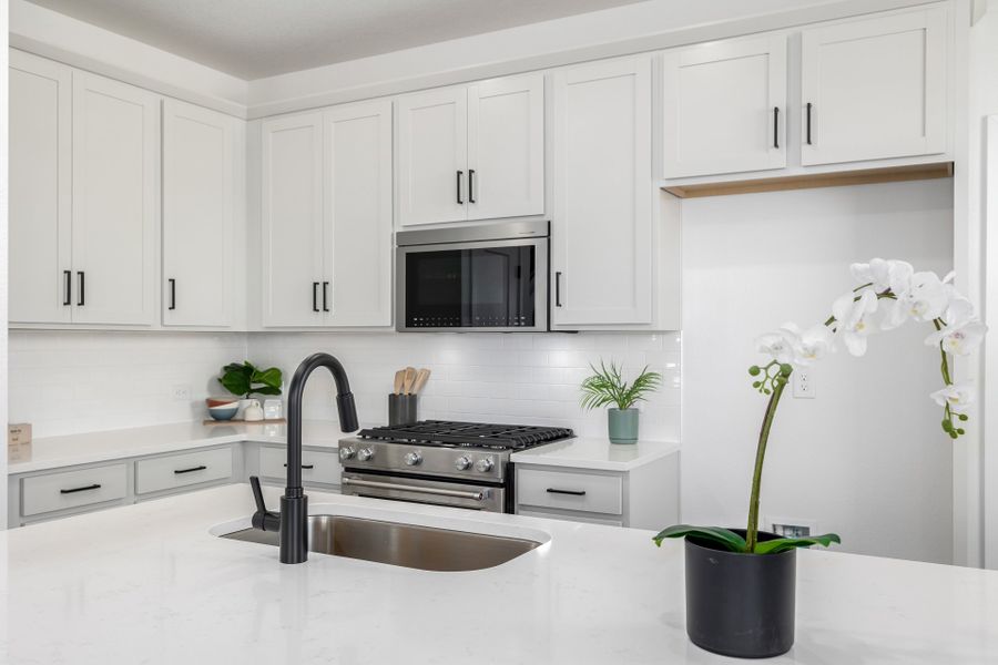 Furnished interior view inside a new home in Painted Prairie, Aurora (Image 27).
