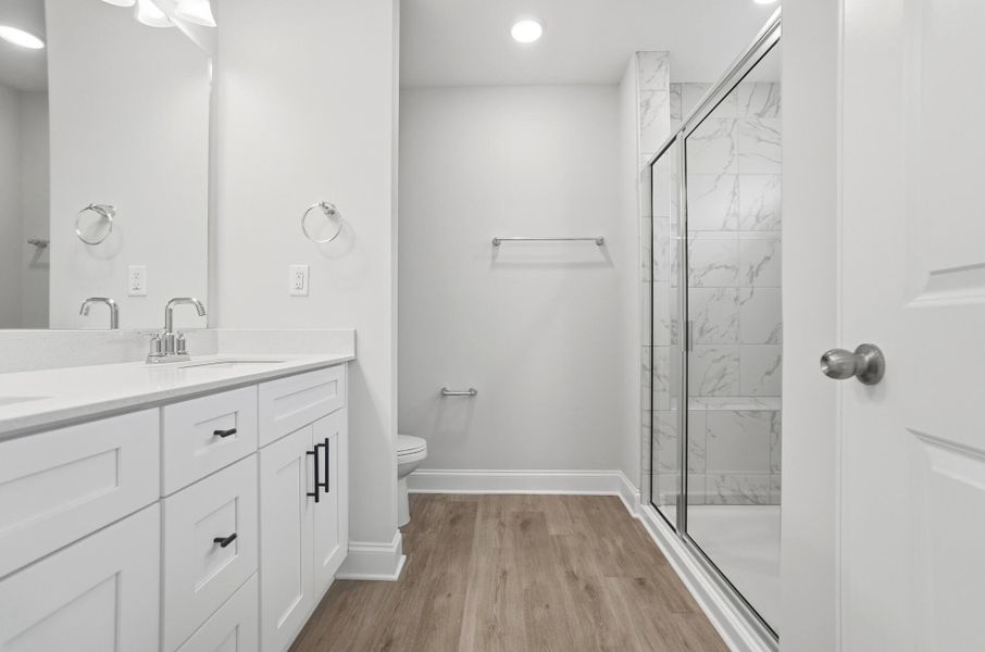 Furnished interior view inside a new home in Harrisburg Village Townhomes, Harrisburg (Image 18).