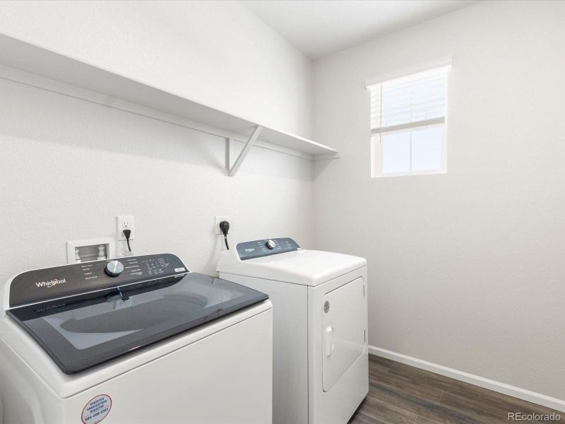 Furnished interior view inside a new home in Poudre Heights: The Alpine Collection, Windsor (Image 7).
