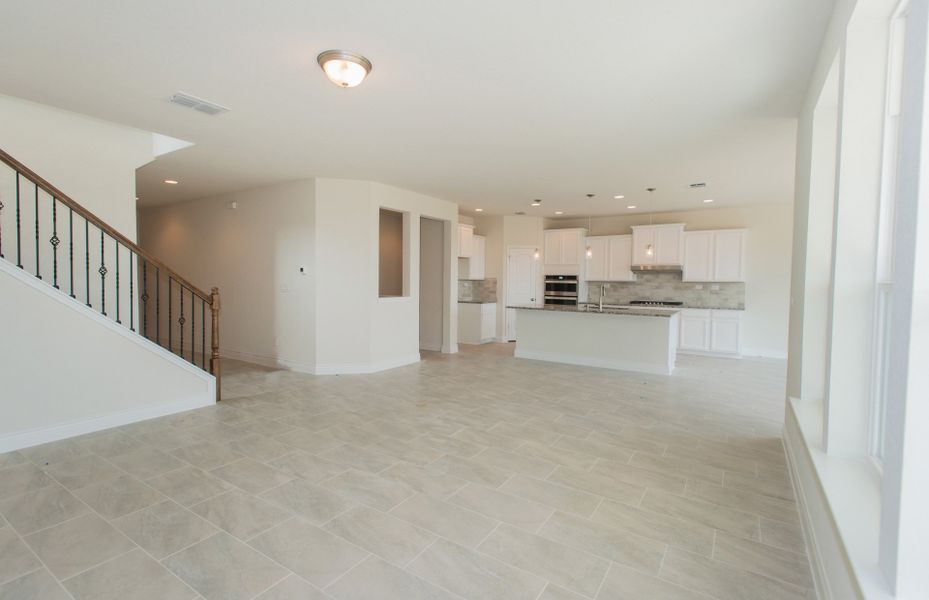 View of Kitchen from Gathering Room