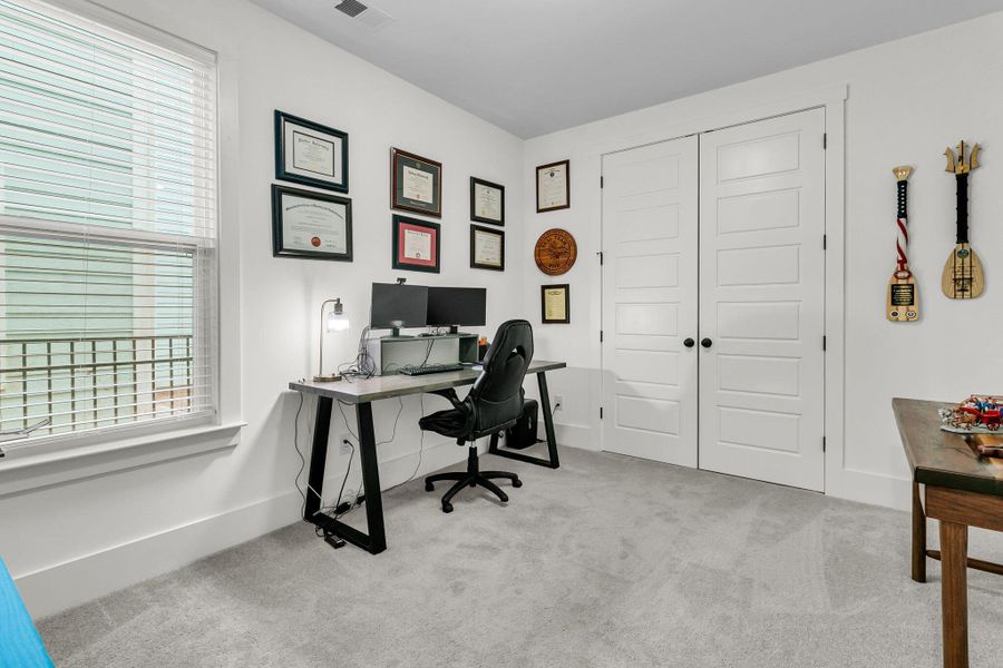 Furnished interior view inside a new home in Homecoming, Ravenel (Image 44).
