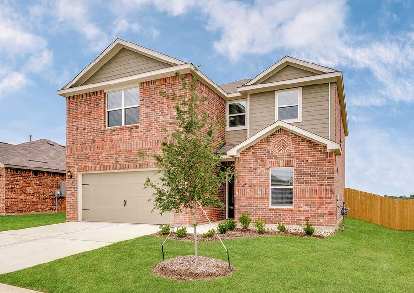 The Driftwood has an attached two-car garage. The Driftwood has an attached two-car garage.