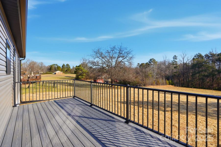 Exterior details and patio area of a home in , Statesville (Image 29).
