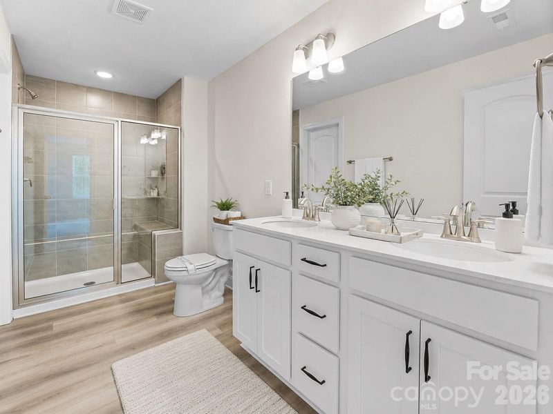 Primary Bath - Virtual Staged