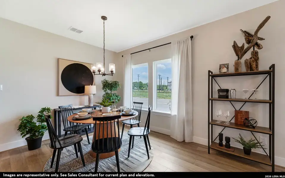 Furnished interior view inside a new home in Mesa Vista, Von Ormy (Image 3).