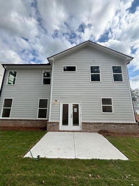 Exterior details and patio area of a home in , Buford (Image 18).