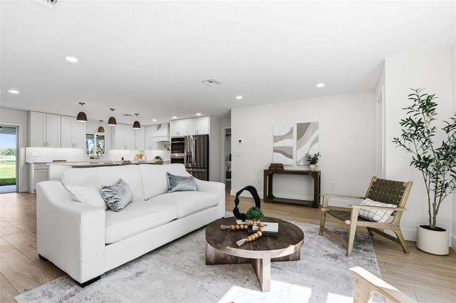 Furnished interior view inside a new home in , Umatilla (Image 8).