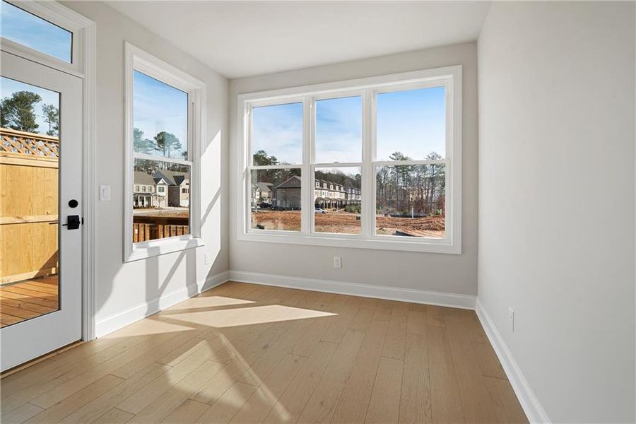 Spacious, unfurnished interior of a new home in Ward's Crossing Townhomes, Johns Creek (Image 30). Spacious, unfurnished interior of a new home in Ward's Crossing Townhomes, Johns Creek (Image 30).