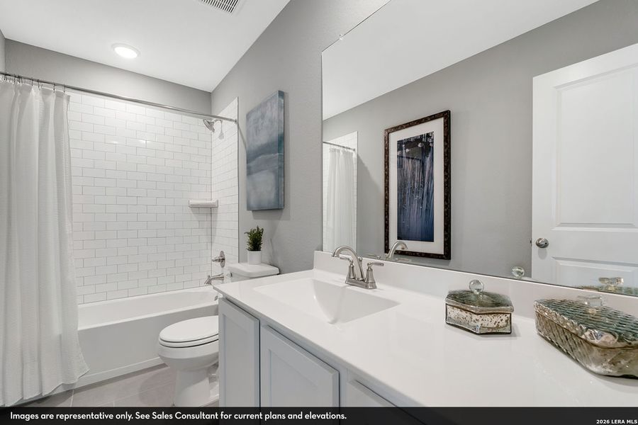 Furnished interior view inside a new home in Swenson Heights, Seguin (Image 10).