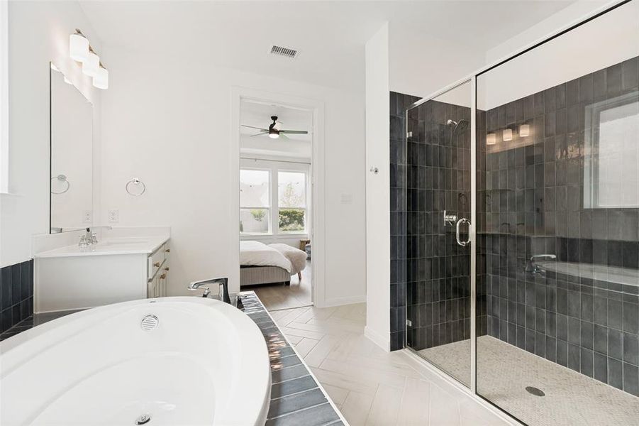 Furnished interior view inside a new home in , McKinney (Image 19). Furnished interior view inside a new home in , McKinney (Image 19).