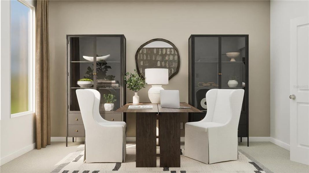 Furnished interior view inside a new home in , Clermont (Image 8).