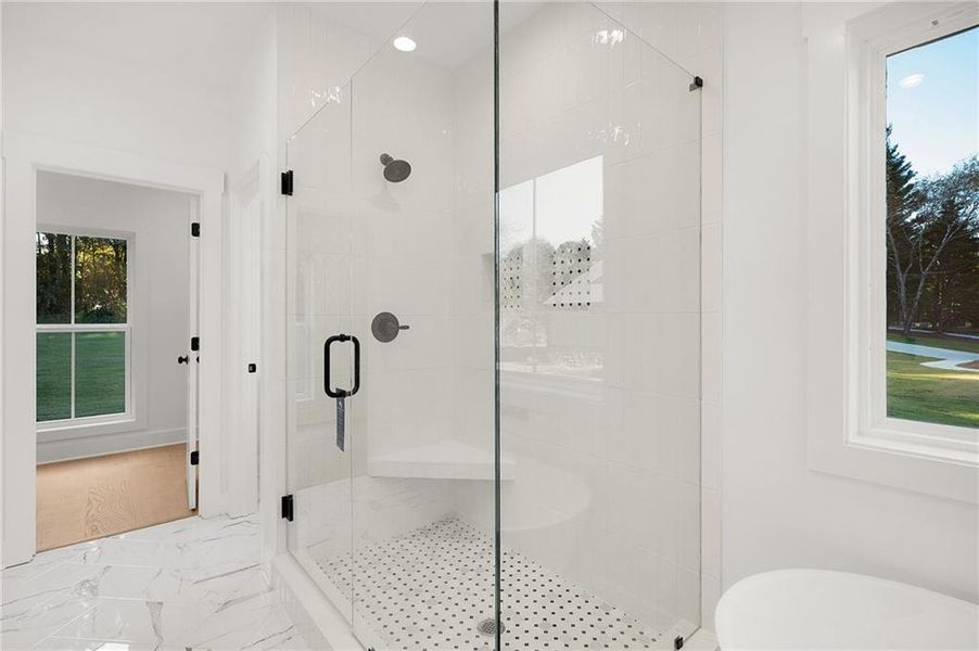 Furnished interior view inside a new home in , Calhoun (Image 13).