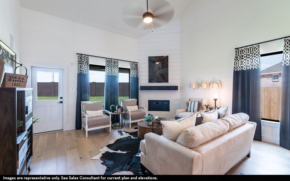 Furnished interior view inside a new home in Wildrye, Waller (Image 7).