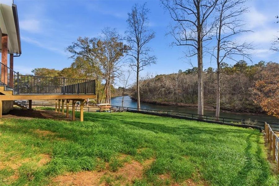 Exterior details and patio area of a home in , Cartersville (Image 26).