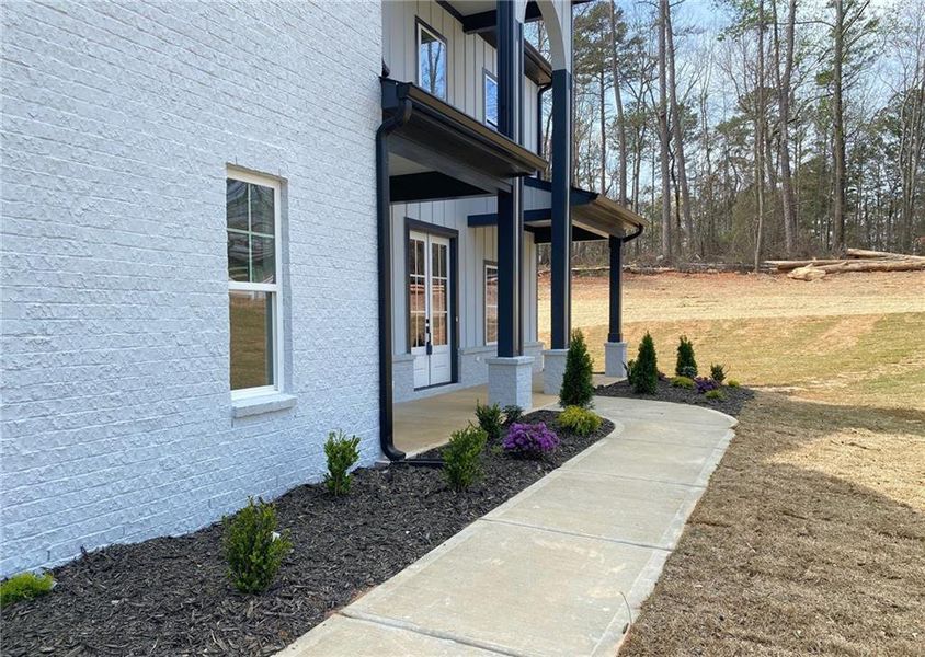 Exterior details and patio area of a home in , Snellville (Image 32).