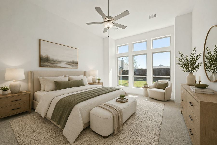 Furnished interior view inside a new home in Kentsdale Farms, DeSoto (Image 15). Furnished interior view inside a new home in Kentsdale Farms, DeSoto (Image 15).
