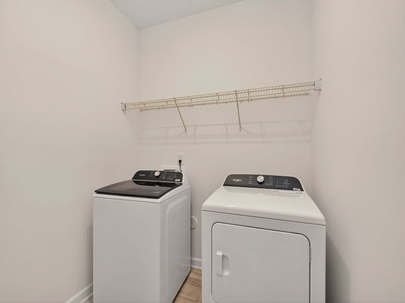 Laundry day can be a breeze with more room to store and organize your cleaning essentials.