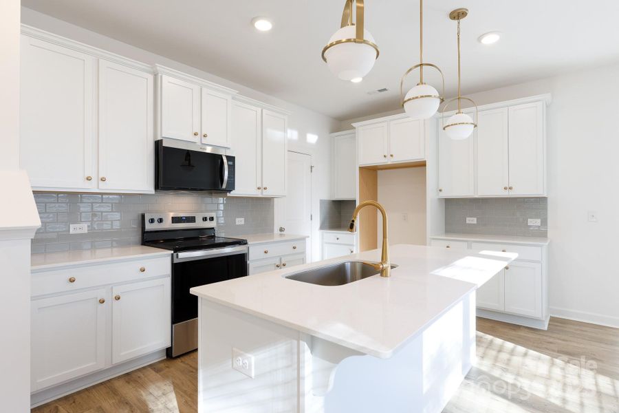 Furnished interior view inside a new home in , Charlotte (Image 12).