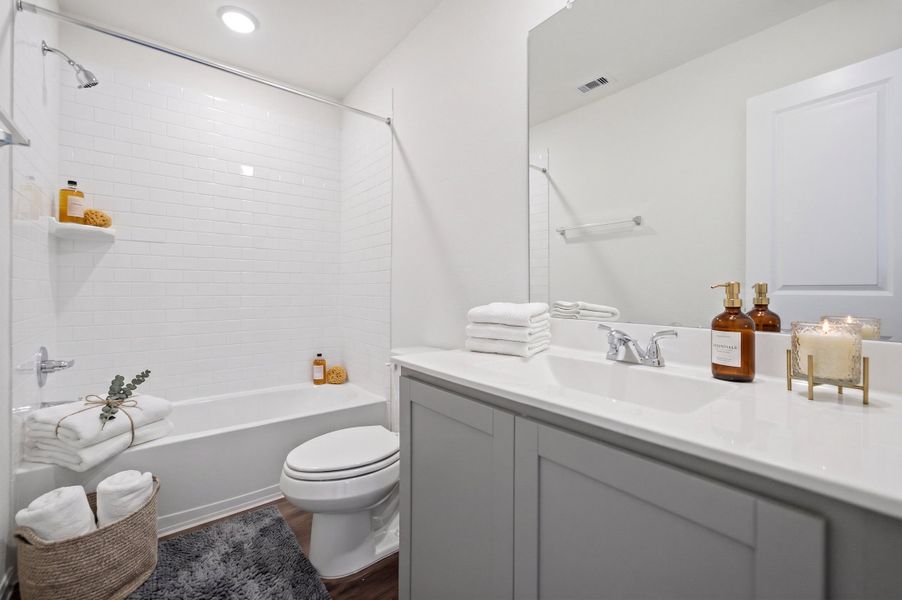 Representative furnished interior of a home built from the Ruby by CastleRock Communities in La Terra, Celina (Image 11).