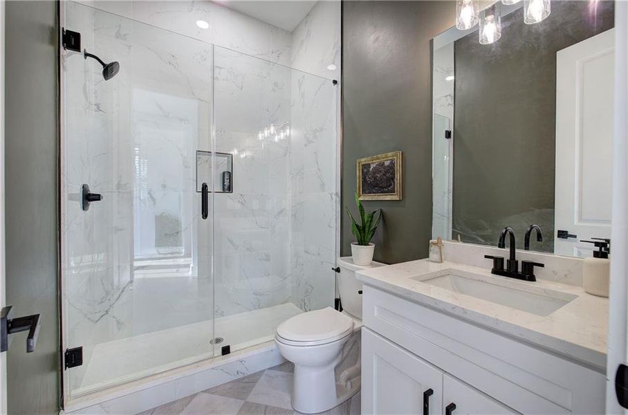 Furnished interior view inside a new home in , Cartersville (Image 8).